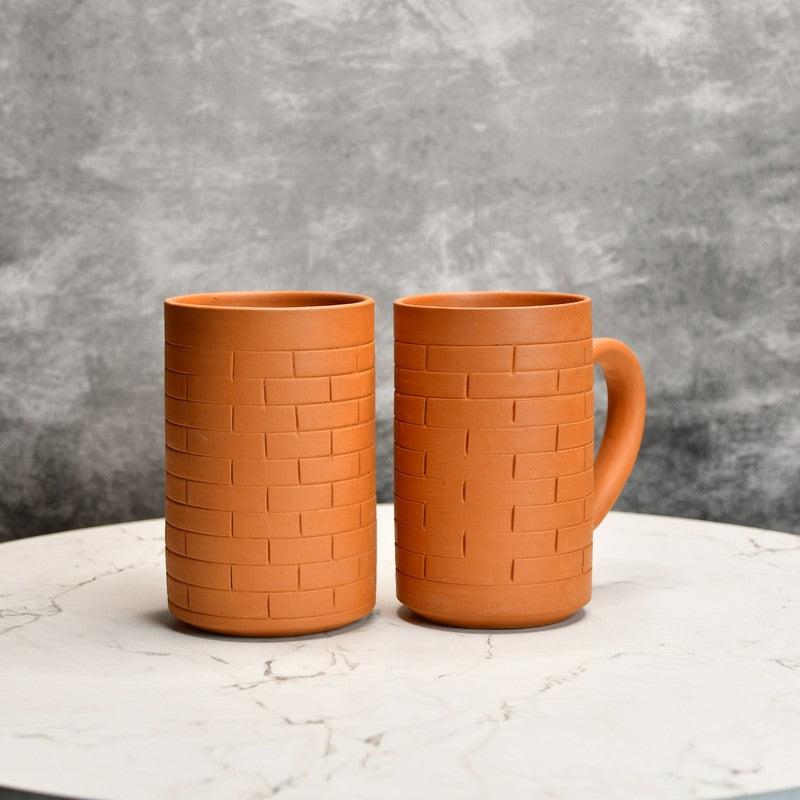 Heritage Terracotta Coffee Mug (600 mL Each) - Set Of Two