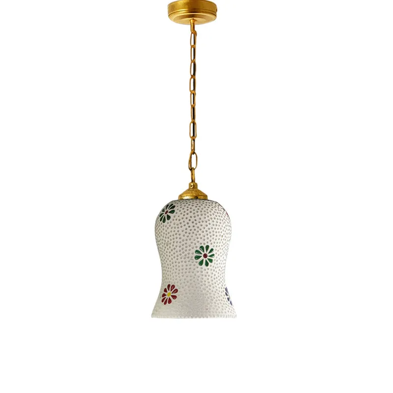 Mosaic Soft Glass Ceiling Lamp media 4
