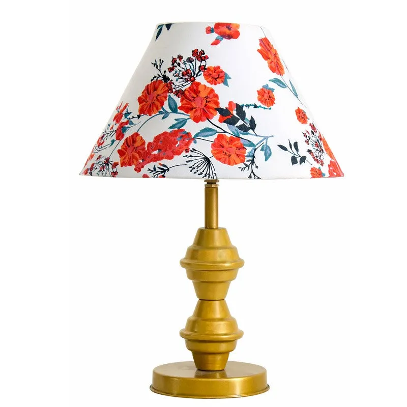 Floral Whisper Light Metal Table Lamp media 6
