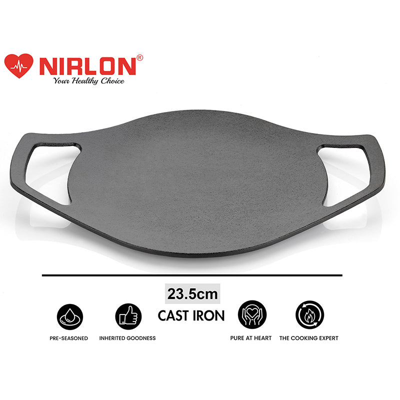 Nirlon Cast Iron Roti Tawa - 9 Inches media 9