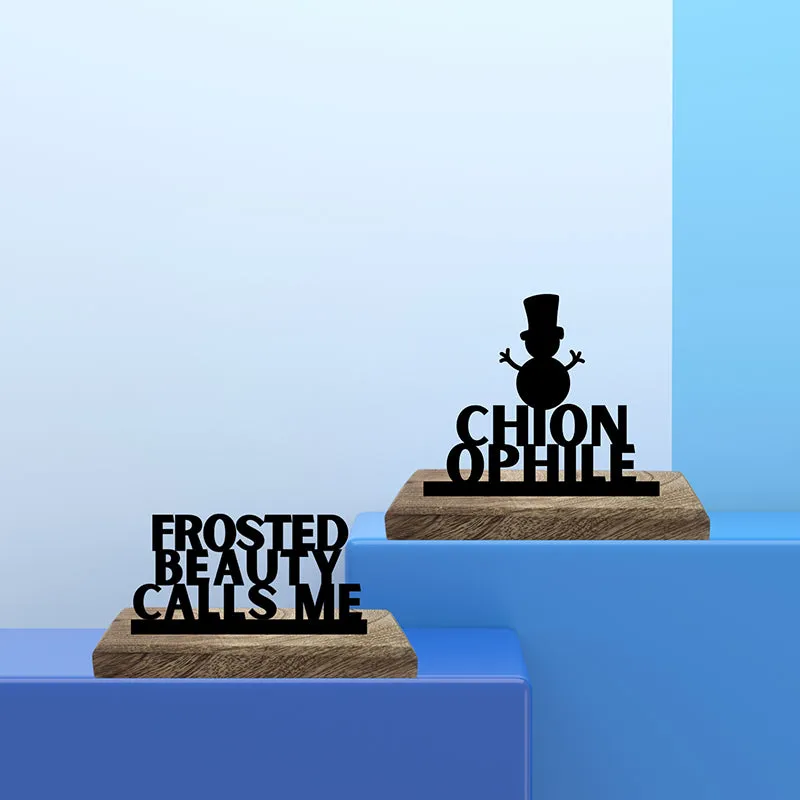 Chionophile Showpiece - Set Of Two media 1
