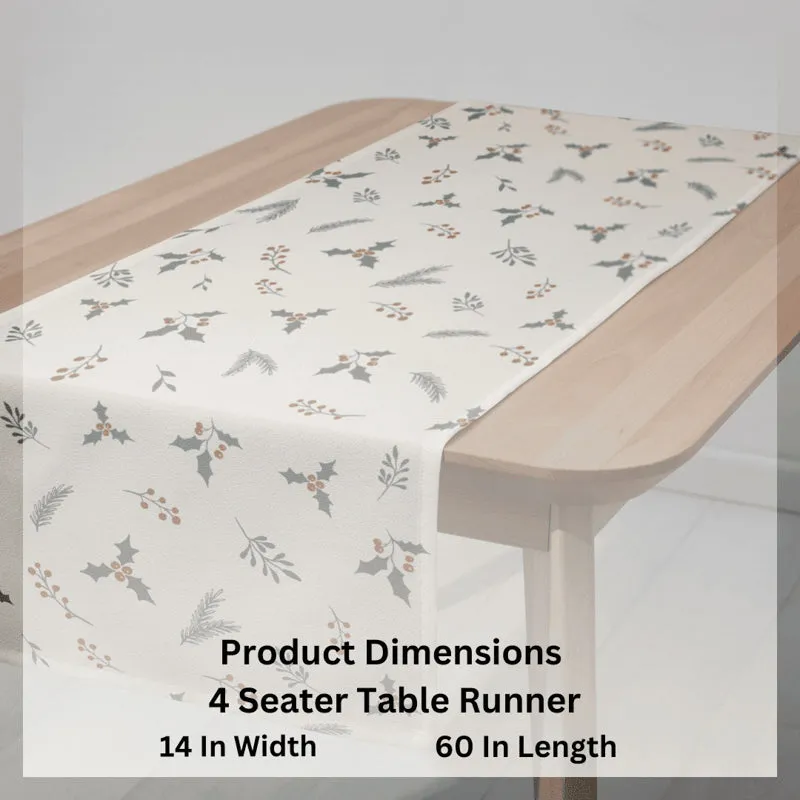Holly Whispers Cotton Canvas Table Runner media 8