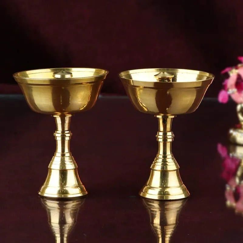 Tibetan Brass Lamp media 3