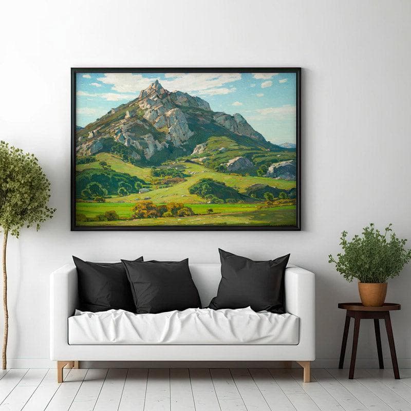 Where Nature's God Hath Wrought By William Wendt - Black Frame media 3