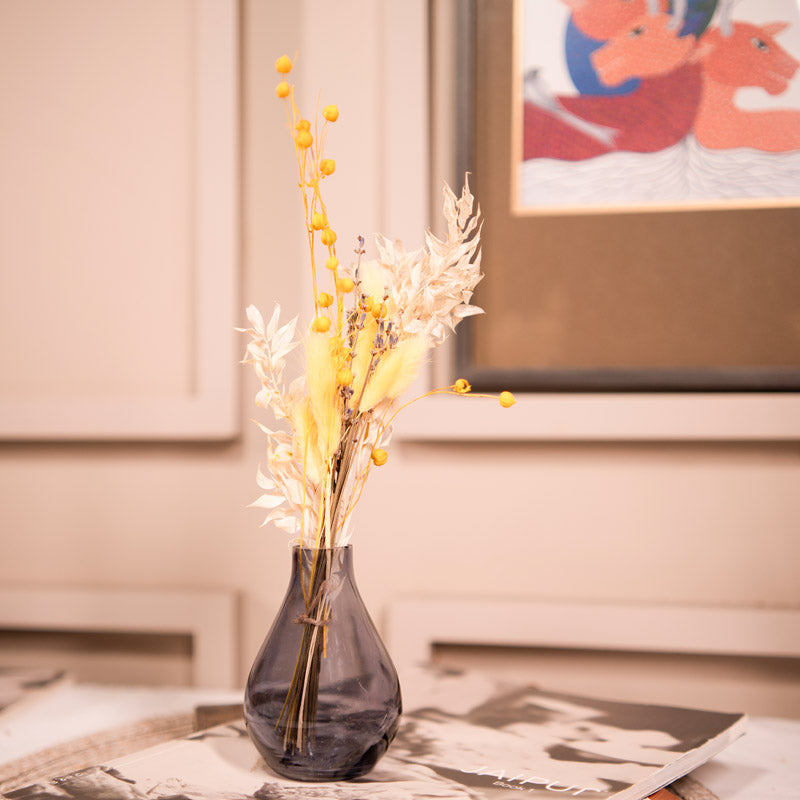 Dried Flowers & Leaves · Glass