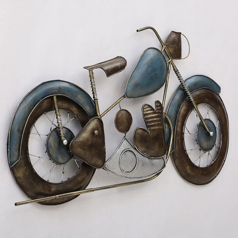 Antique Motorcycles Iron Wall Accent media 5
