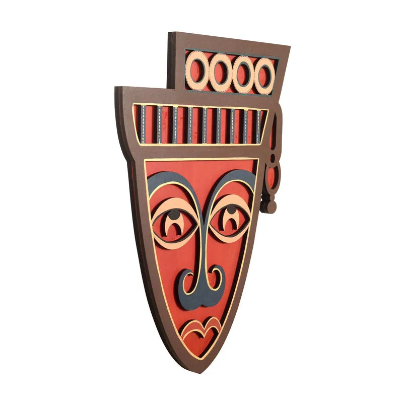 Indrabhuti Mask Wooden Wall Accent media 4