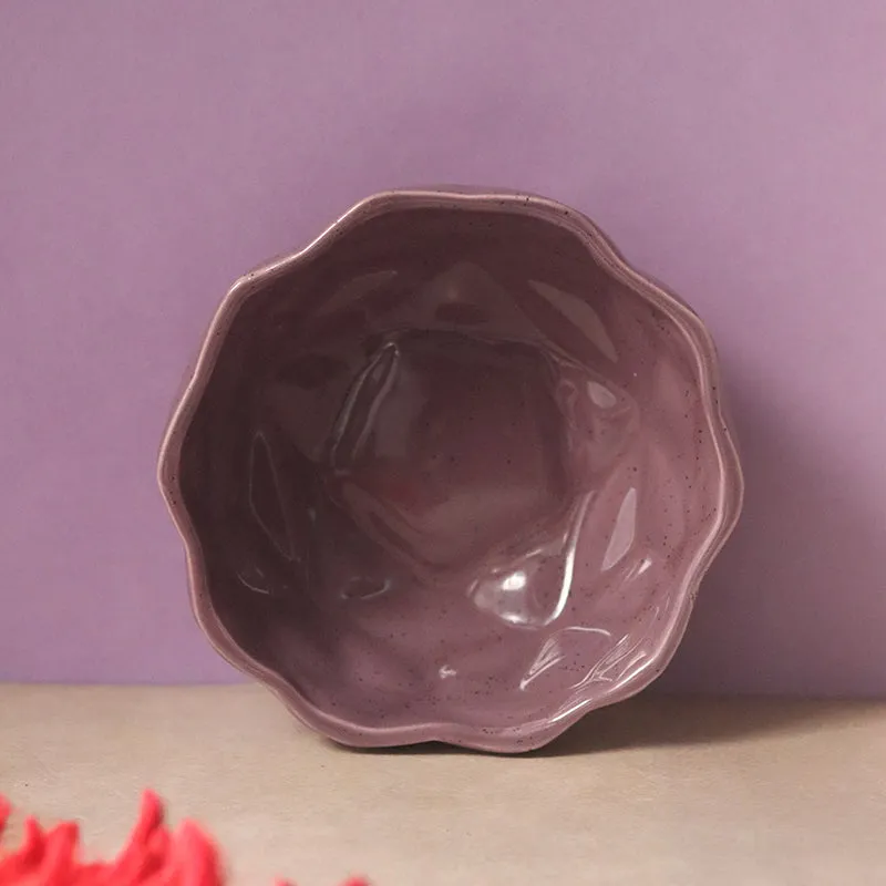 Noemi Ceramic Snack Bowl (Purple) - 300 mL media 3