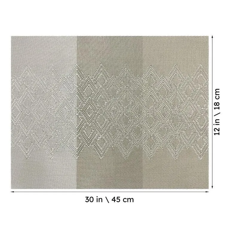 Averin Multicolor Rectangle PVC Table Mats - Set Of Two media 6