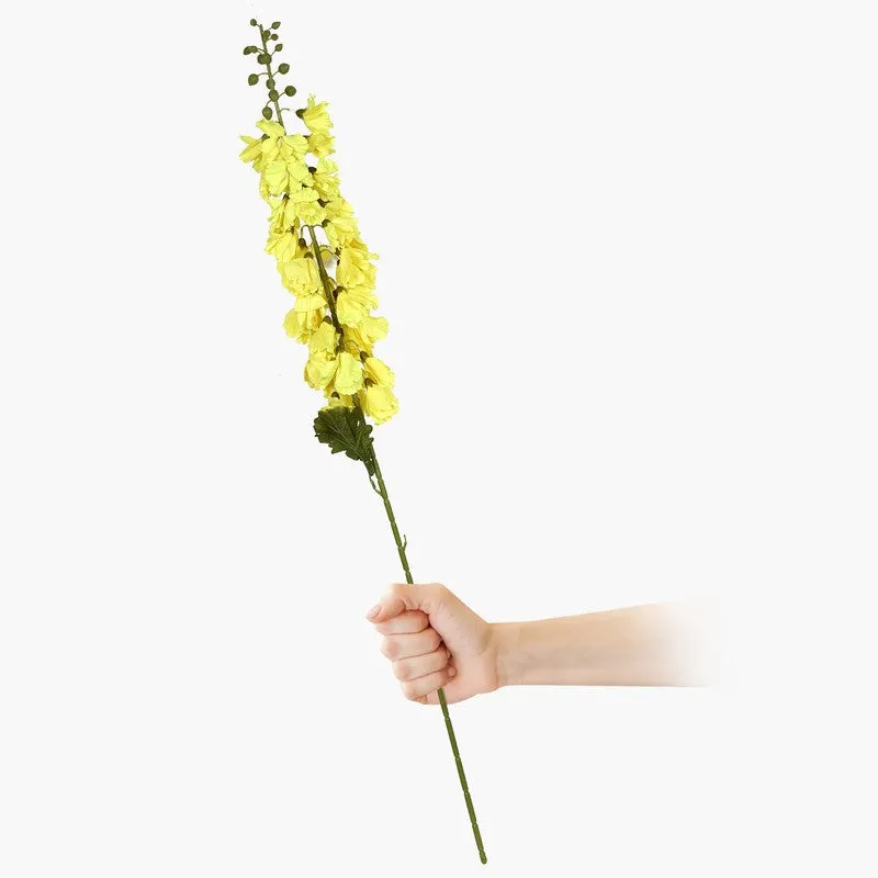Petal Glow (Yellow) Chic Artificial Flower - Set Of Two media 4