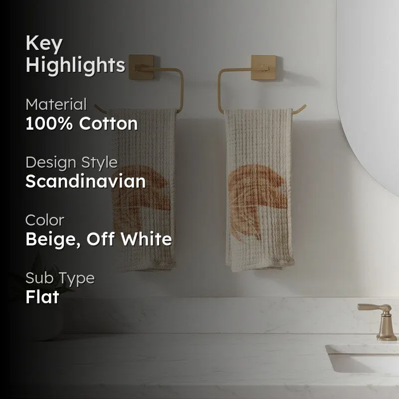 Arvella Cotton Hand Towel - Set Of Two media 2