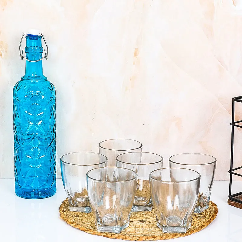 Pax 1000 mL Water Bottle With 180 mL Glasses - Seven Piece Set media 3