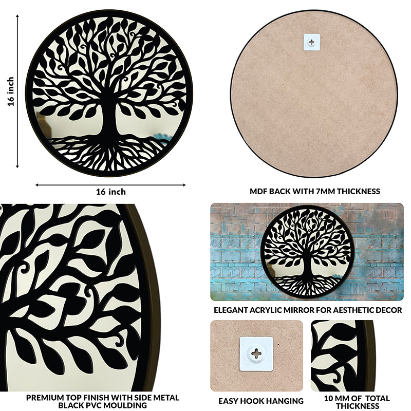Vriksha Decorative Wall Mirror media 7