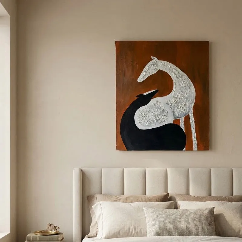 Silent Sands Handmade Canvas Wall Painting media 11