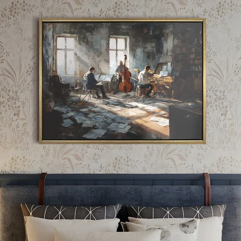 Soul Session Canvas Wall Painting With Frame media 5