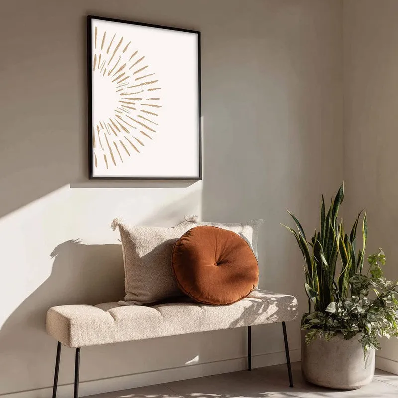 Natural Aura Canvas Wall Painting With Black Frame media 4