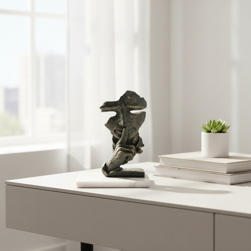 Silent Muse Face Showpiece