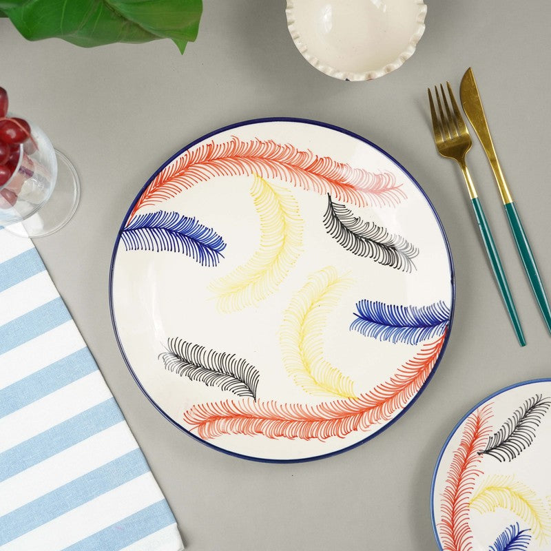 Multicolor Ceramic Dinner Set - 19 Piece Set media 6