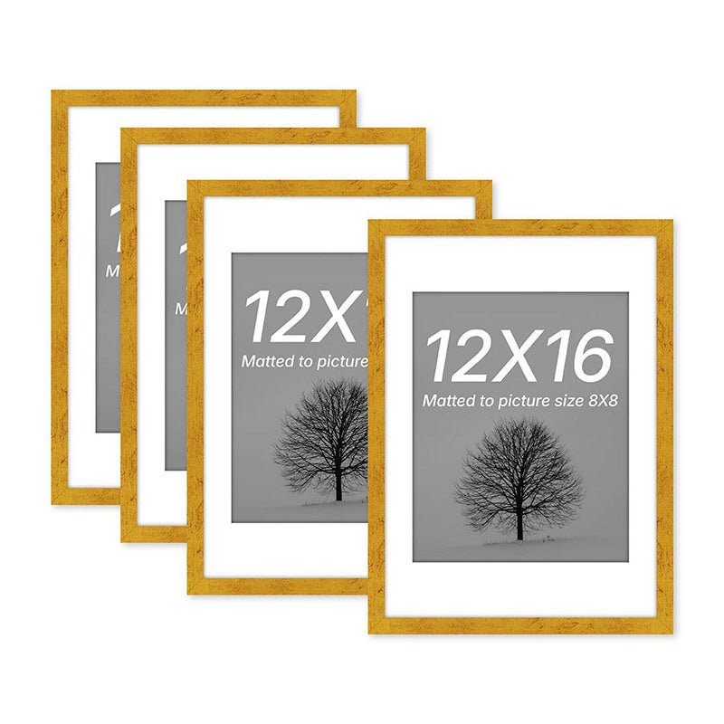 Tinge Photo Frame (Gold) - Set Of Four media 3