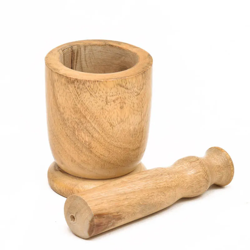 Caldera Wood Mortar & Pestle - Set Of Two media 4