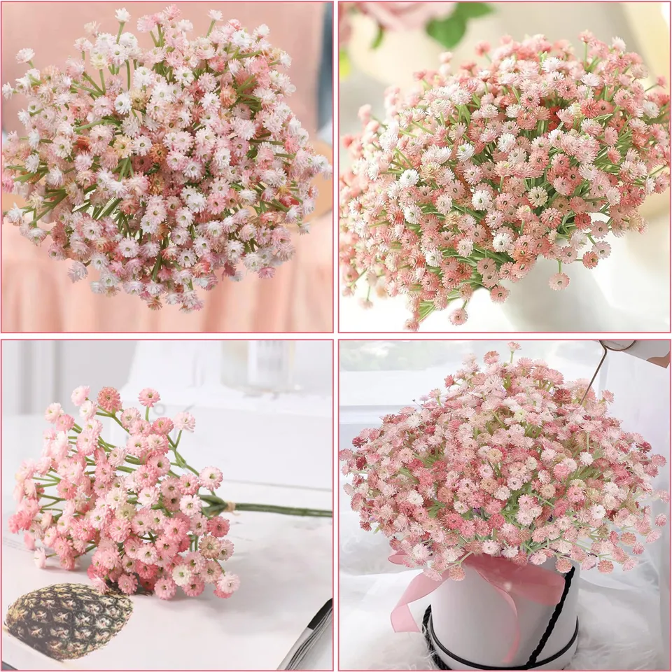 Babys Breath Artificial Flower - Set Of Two media 11
