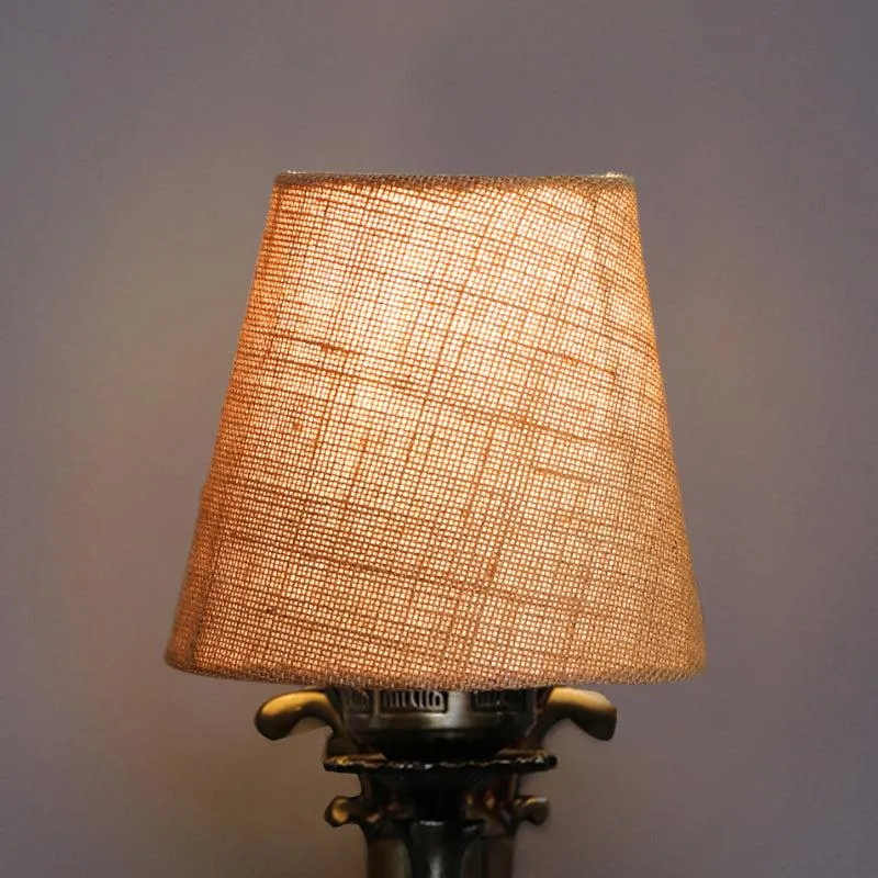 Vista Edrel Conical Fabric & Metal Wall Lamp - Beige media 4