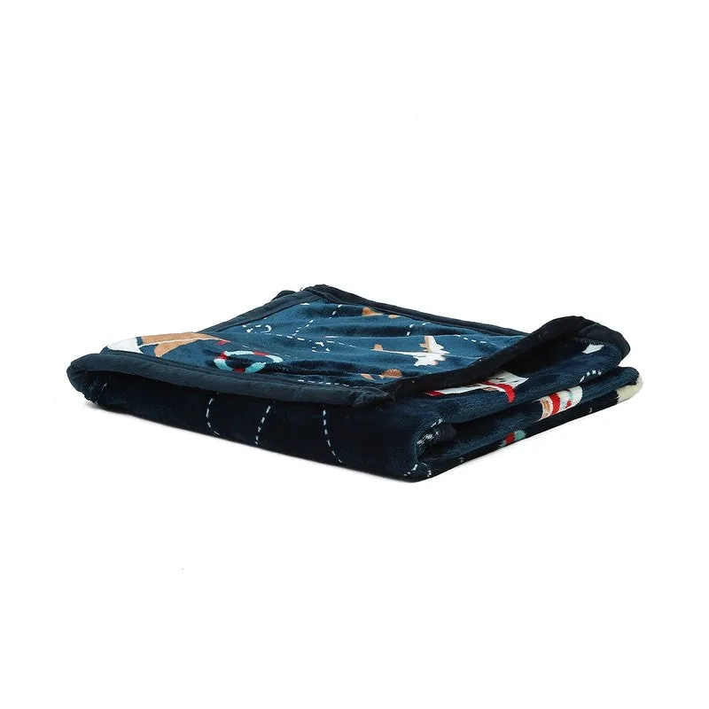 Monte Carlo Nautical Dreams Blanket (Teal) - 600 GSM media 4