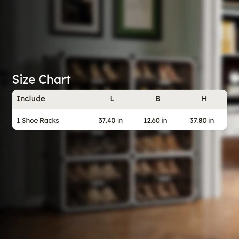 Footprint Grey Plastic & Metal Shoe Racks media 8