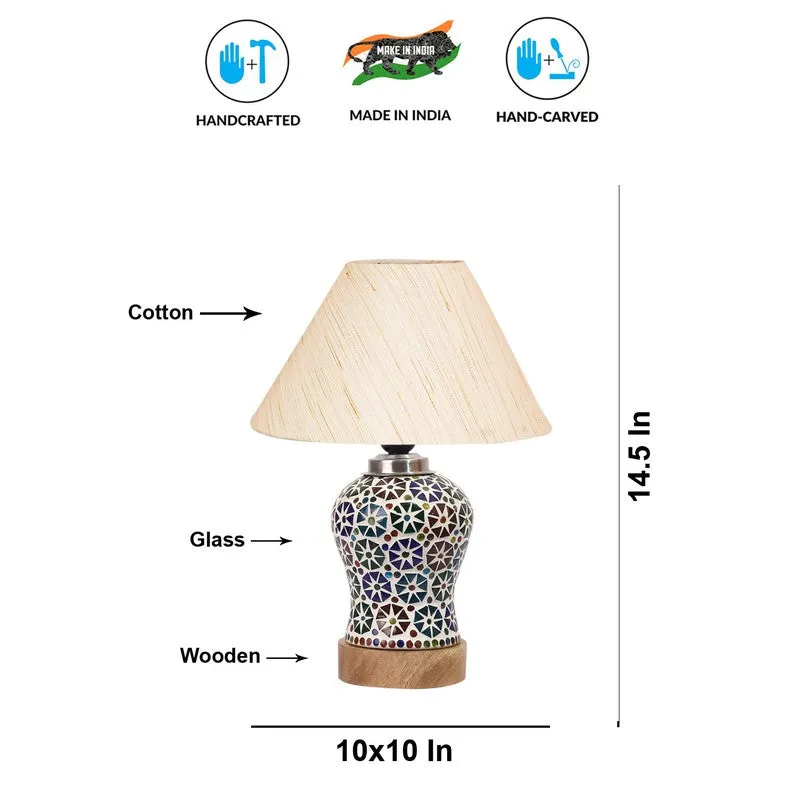 Avyron Wooden Table Lamp - Multicolor media 9