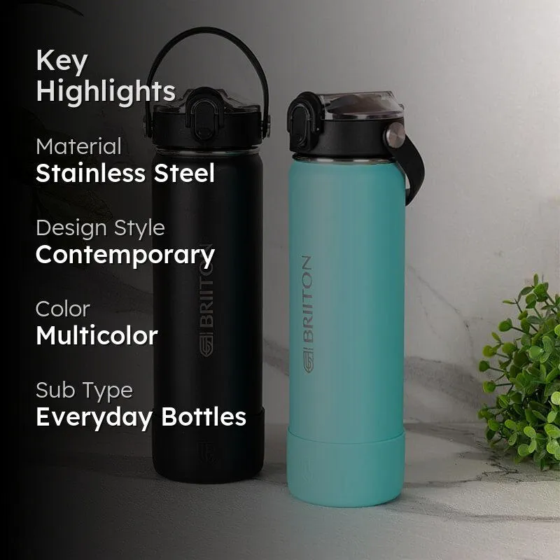 Dream Drip Bottle (Black & Sky Blue, 750 mL Each) - Set Of Two media 2