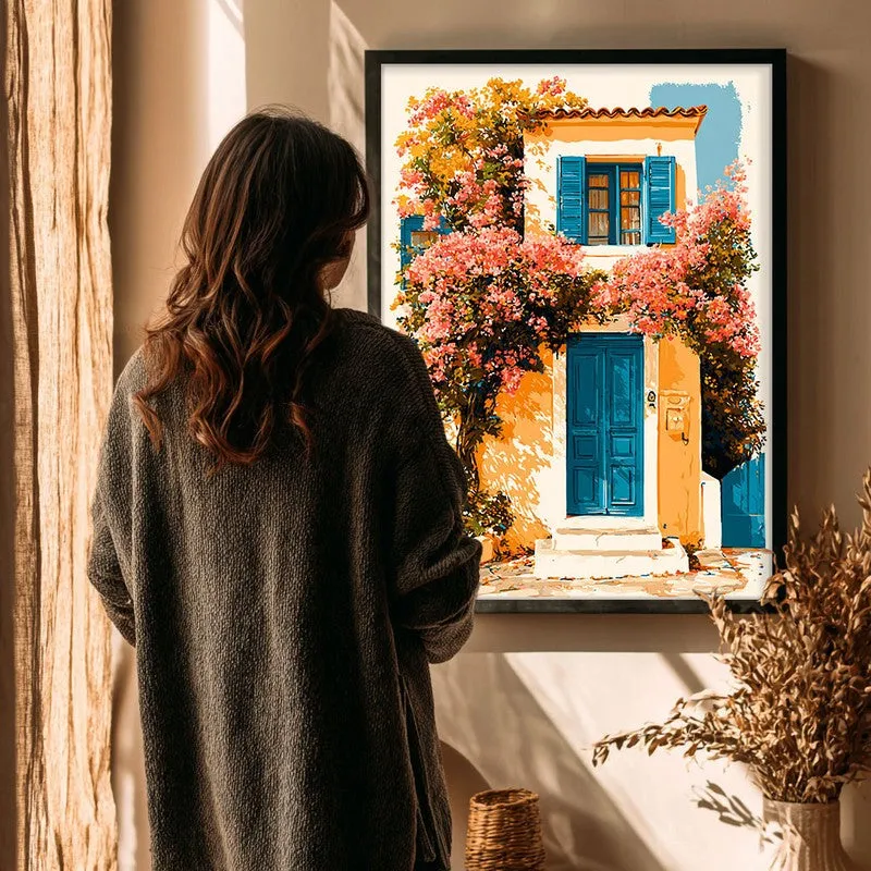 Island Vibes Canvas Wall Painting - Black Frame media 4