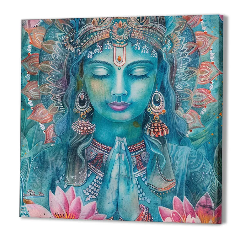 Azure Prayers Wall Art media 3