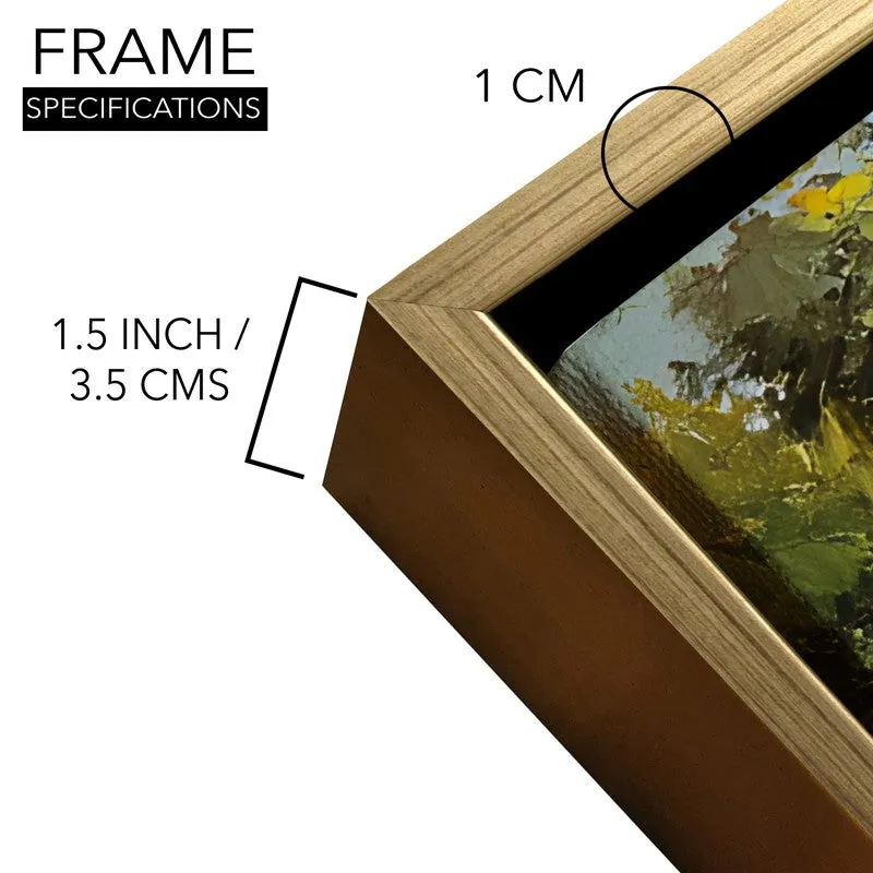 Blossom Path Canvas Wall Painting With Frame media 6