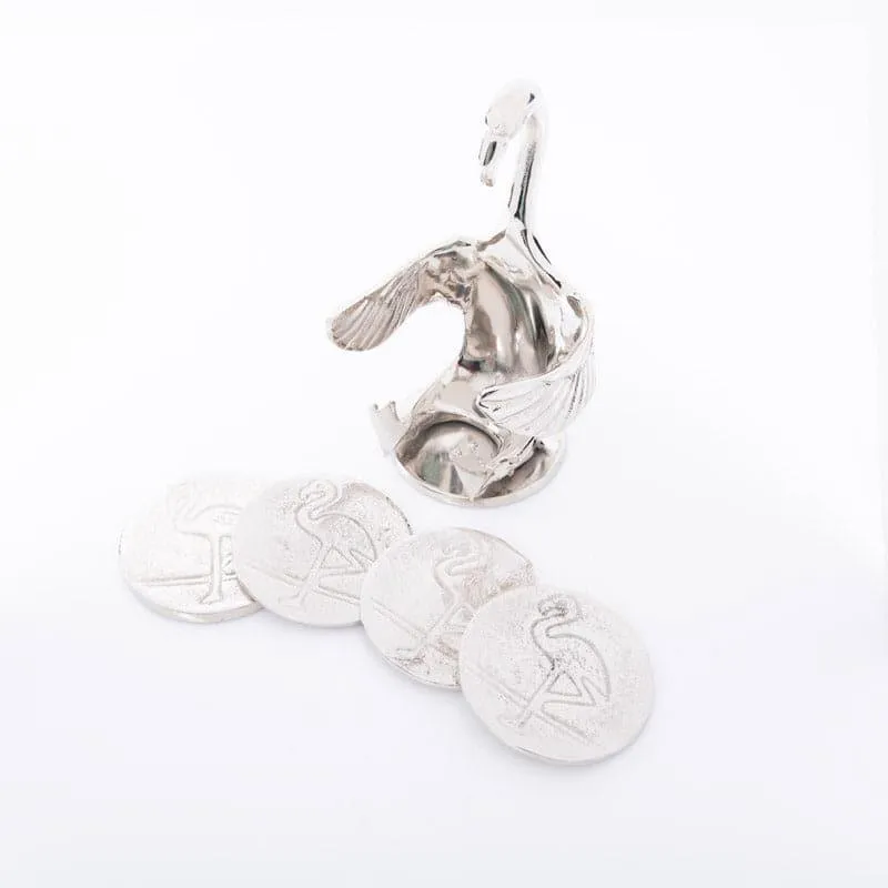 Swan Hug Coaster - Five Piece Set media 4