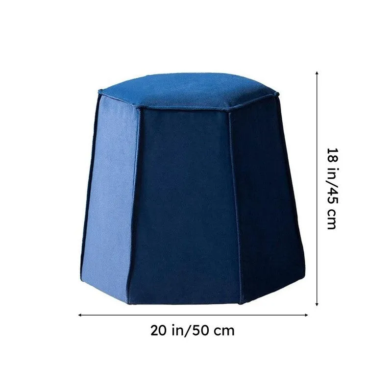 Soft Balance Pouffe (Blue) - Set Of Two media 10