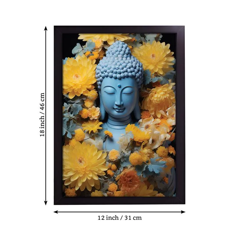 Enlightened Whisper Buddha Wall Painting media 5