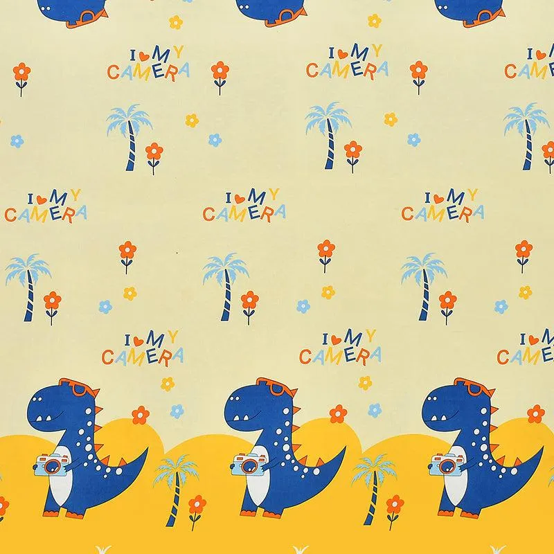 Jurassic Park Safari Kids Microfiber Bedsheet - 150 GSM media 5