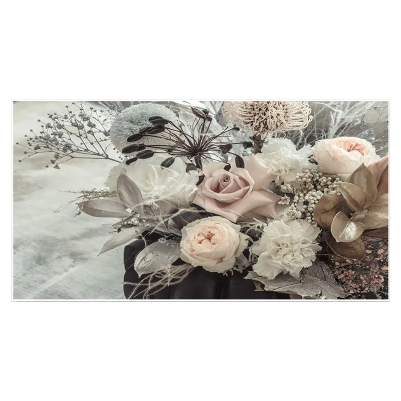 Muted Magna Floral Canvas Wall Painting media 3