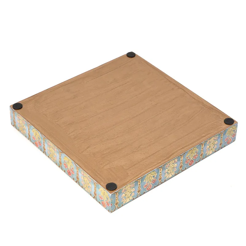 Fleur Jharokha Luxe Serving Tray - Square media 5