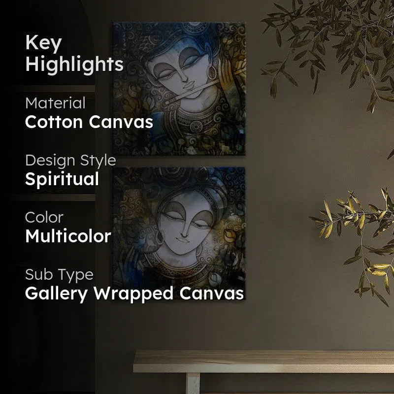 Krishna Manasa Wall Art - Set Of Two media 2