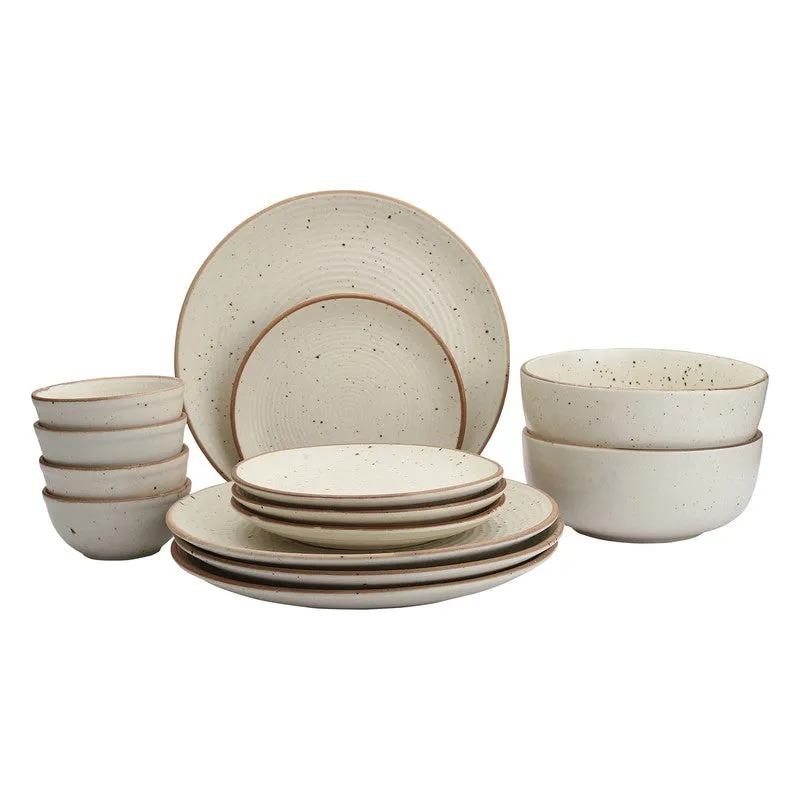 Brownline Stoneware Dinner Set - 14 Piece Set media 4