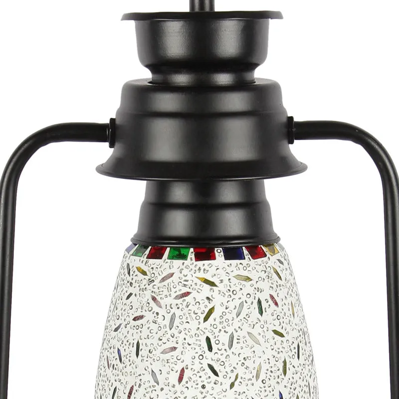 Siera Mosaic Lantern Iron Wall Lamp - Black media 6