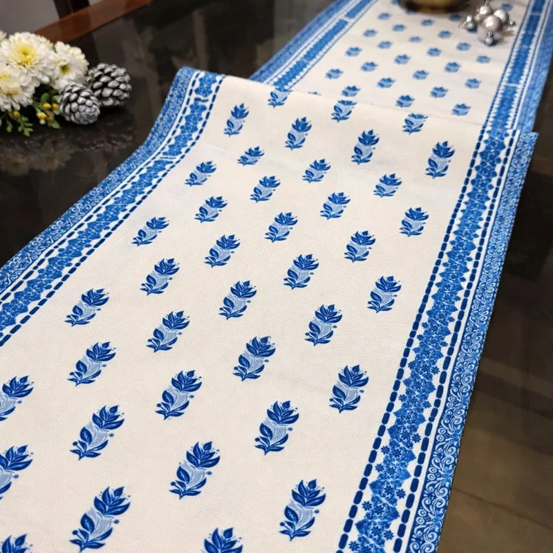 Nile Delta Poly Canvas Table Runner media 7