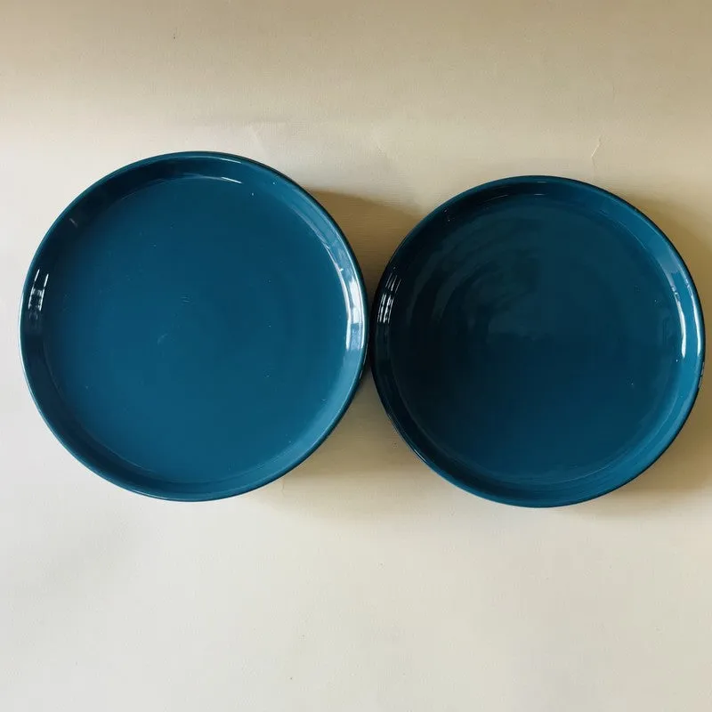 Ceramic Quarter Plate (Blue) - Set Of Six media 4