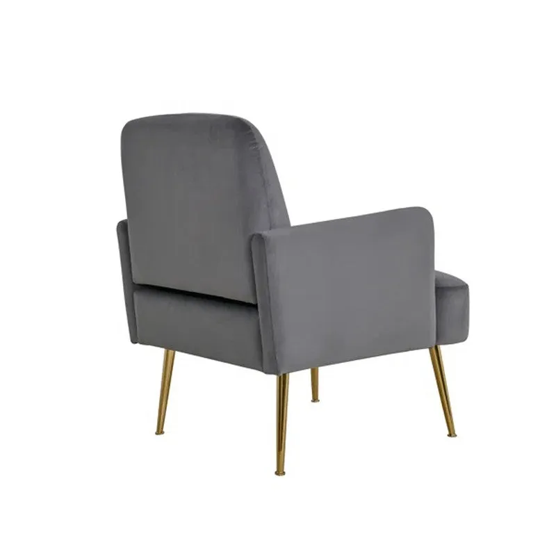 Serenza Neem Wood Accent Chair - Grey media 5