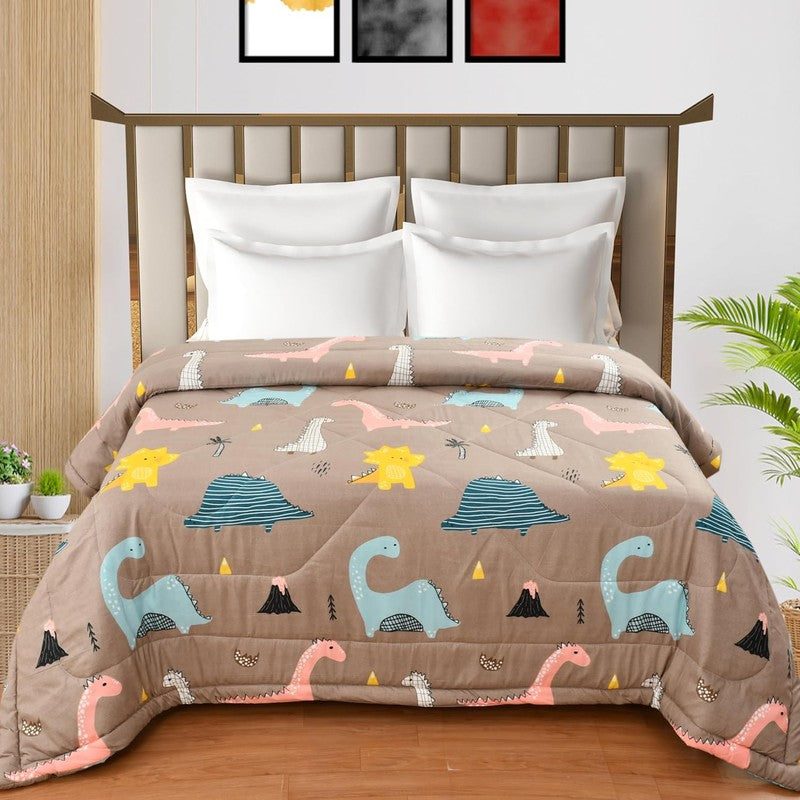 Jurassic Fun Microfiber Kids Comforters - 150 GSM