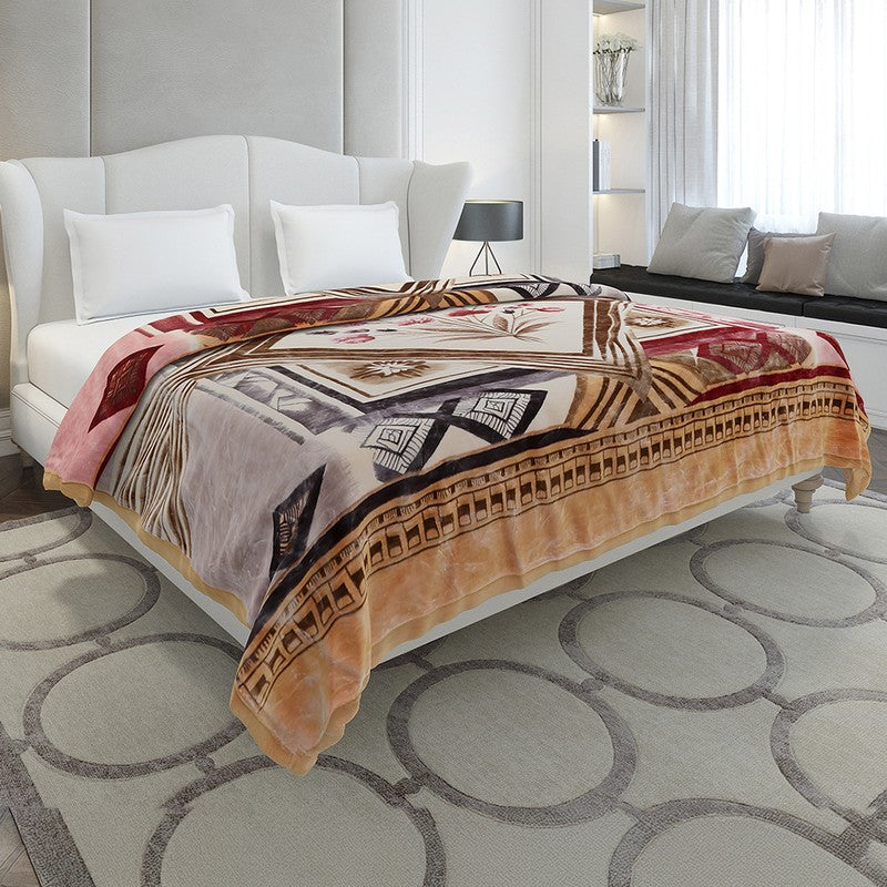 Monte Carlo Majestic Mosaic Blanket - 1136 GSM