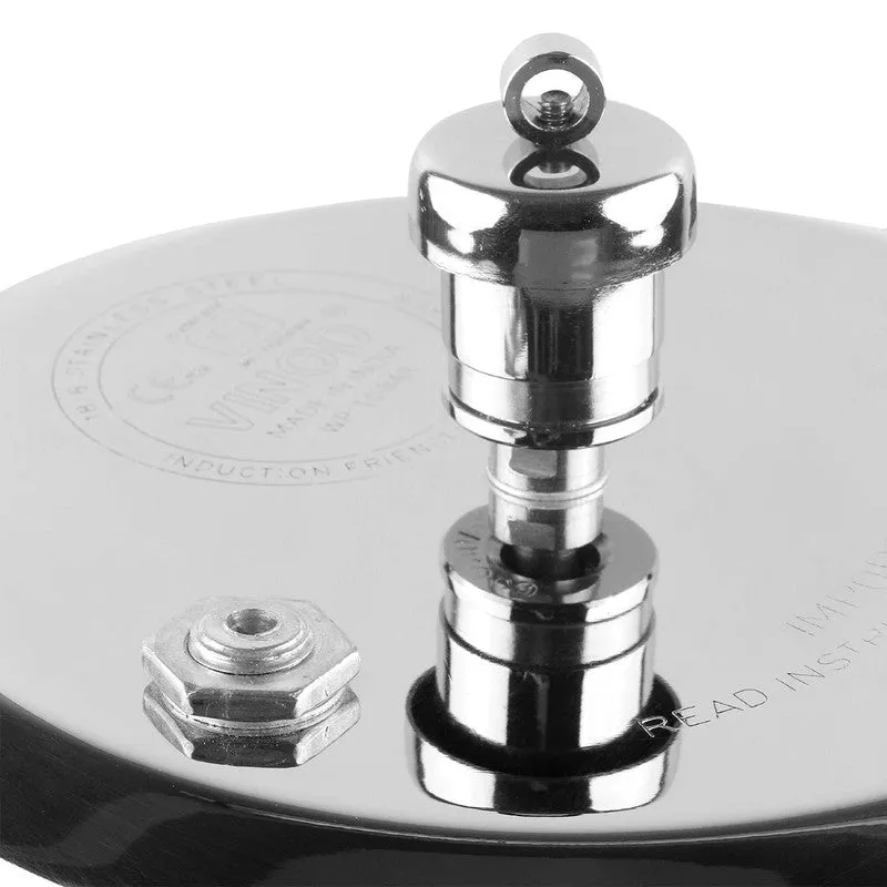 Vinod Auren Pressure Cooker Stainless Steel - 2000 mL/8 Inches media 4