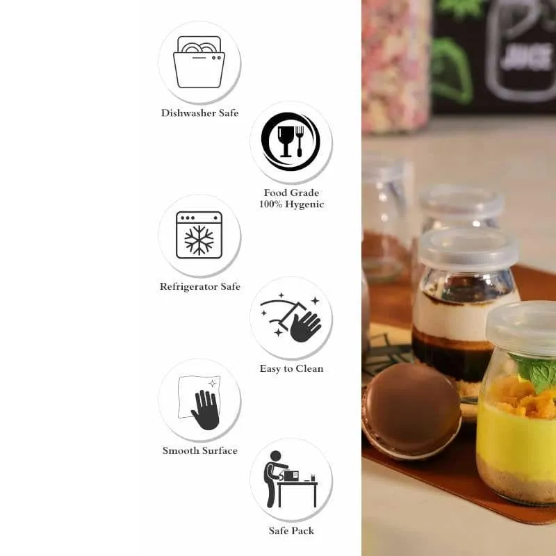 Dora Cute Container Jar (150 mL Each) - Set Of Six media 6