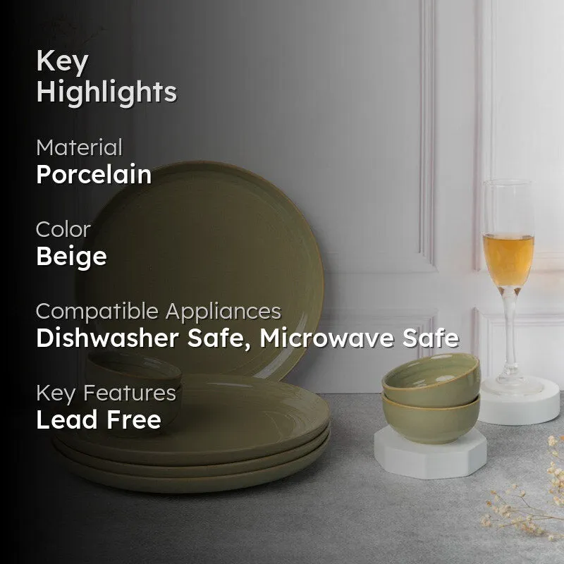 Estia Dinner Set (Olive Green) - 8 Piece Set media 2